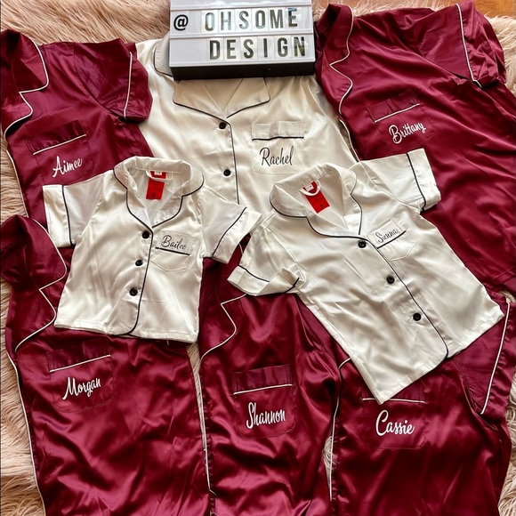 Other - BRAND NEW satin short pjs set different colours